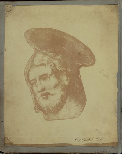 Kopf eines unbekannten Heiligen von William Henry Fox Talbot